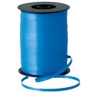 Blue Curling Ribbon