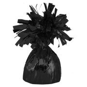 Black Balloon Weight with Frilly Top