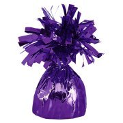 Purple Balloon Weight with Frilly Top