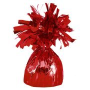 Red Balloon Weight with Frilly Top