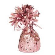 Rose Gold Balloon Weight with Frilly Top