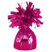 Magenta Balloon Weight with Frilly Top