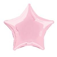 20" Pastel Pink Foil Star